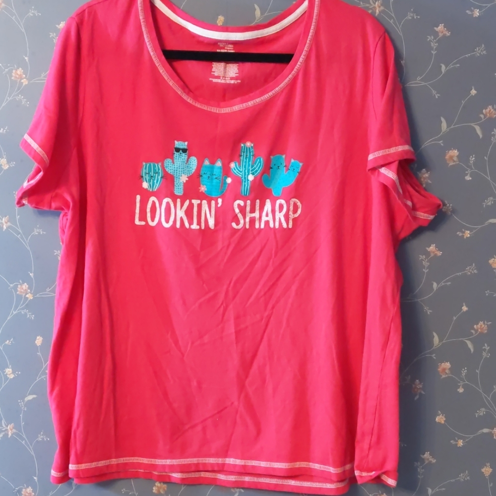 Secret Treasures 3x 22/24 Pajama Top Cactus